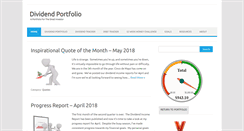 Desktop Screenshot of dividendportfolio.com